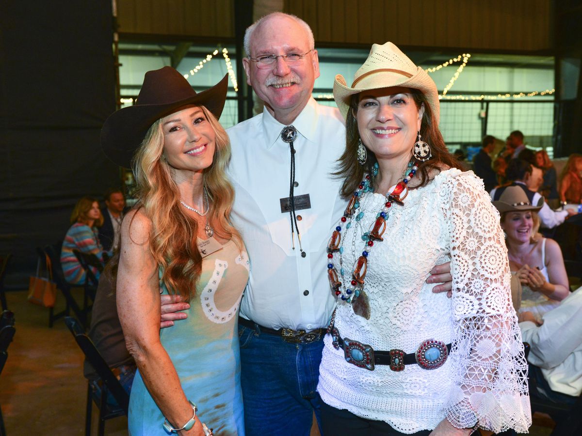 Patti Murphy, from left, with Mike and Ellie Francisco. - CultureMap ...