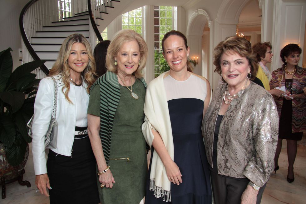 Patti Murphy, Mary Ann McKeithan, Holly Madden, Beth Wolff Crohn's & Colitis luncheon, March 2014