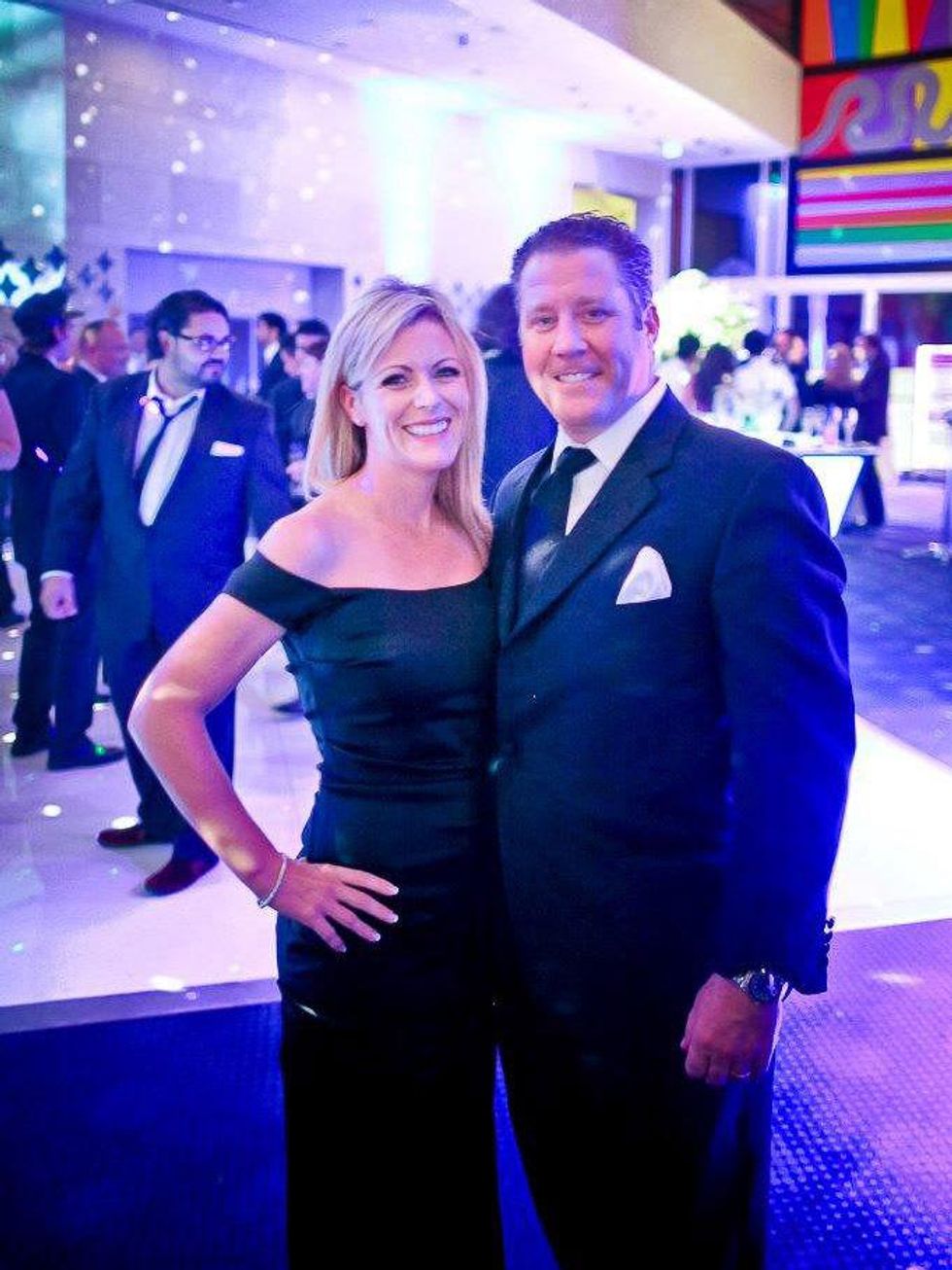Patty and Eric Evans at Bering Omega's Sing for Hope after-party