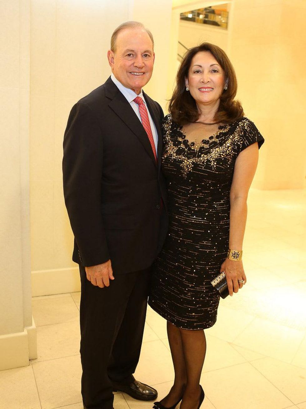 Paul and Penny Loyd at the Winter Ball kick-off event