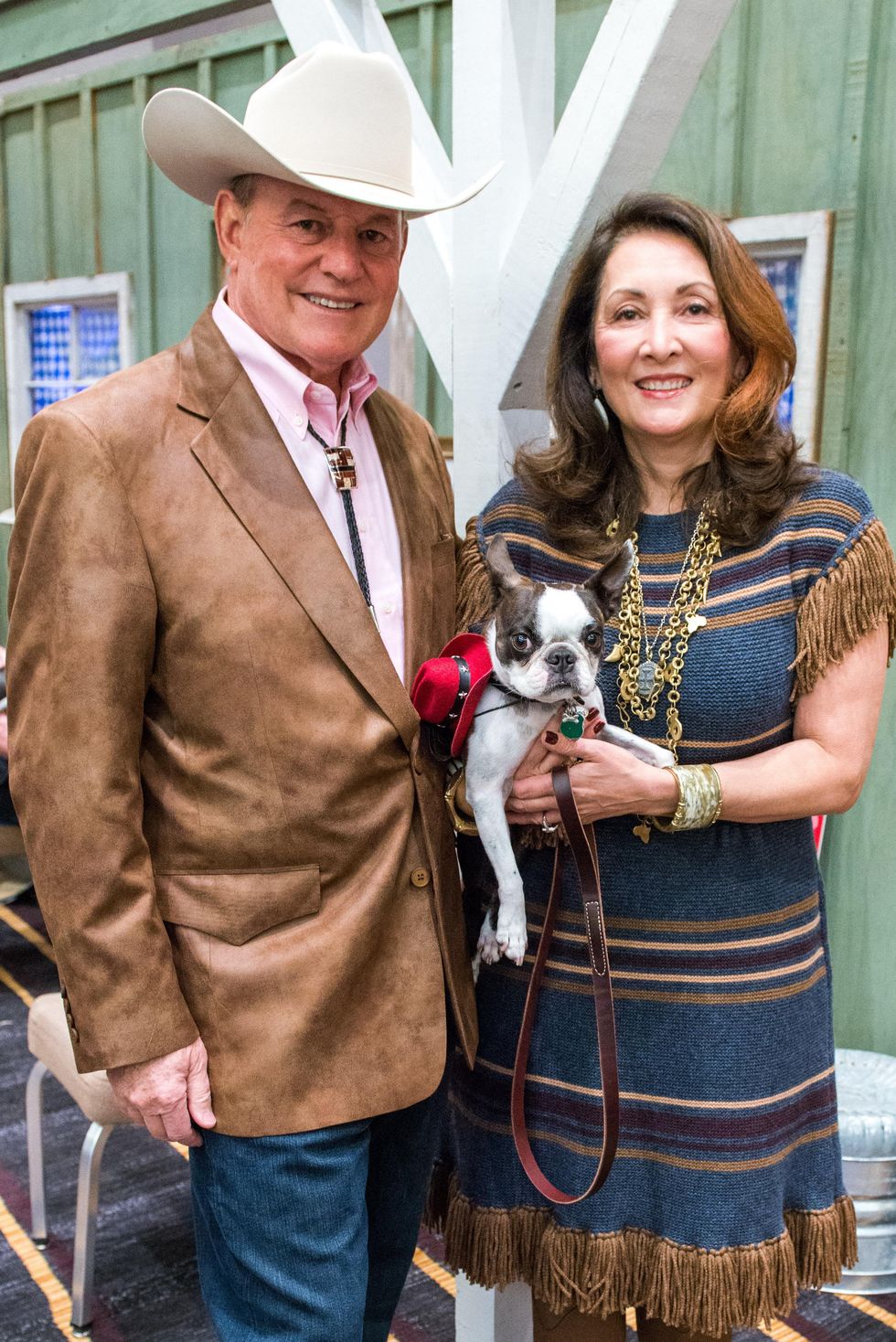 Paul and Penny Loyd with Talullah at the Citizens for Animal Protection Gala November 2014