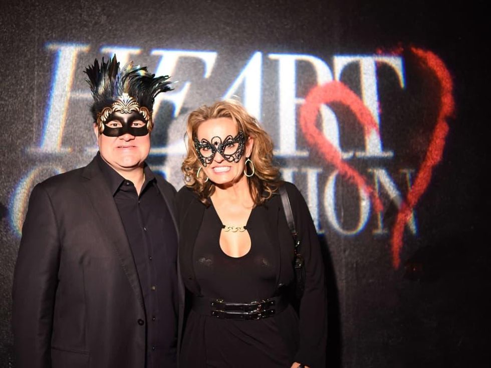 Paul Brown, Pam Brown at Heart of Fashion Masquerade Ball