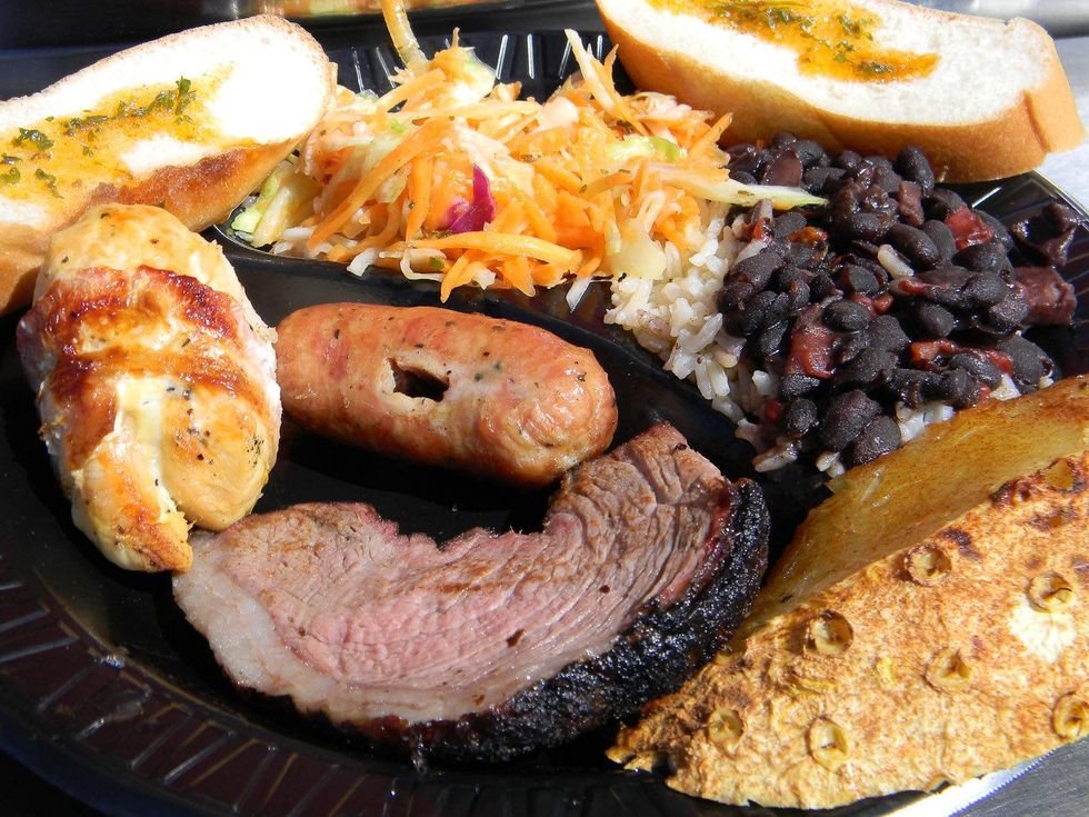 Paul Galvani July 2013 Five food trucks that didn't make it into the book Churrasco to go food truck The Rodizio plate