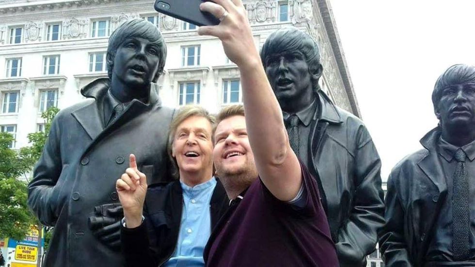 Paul McCartney James Corden Liverpool