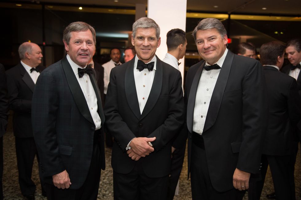 Paul Murphy, from left, Paul Hobby and Keith Maxwell at Museum of Fine Arts Houston MFAH One Great Night November 2014