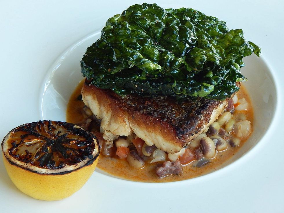 Paul's Kitchen food items September 2014 Gulf red snapper
