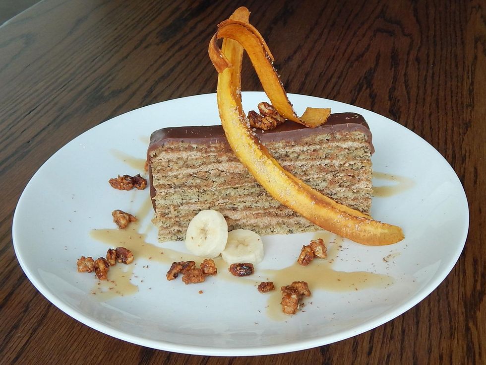 Paul's Kitchen food items September 2014 Southern-style dobos