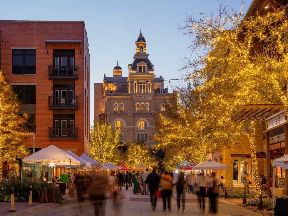 Pearl is debuting its first ice-skating rink as part of this year's holiday\nfestivities.