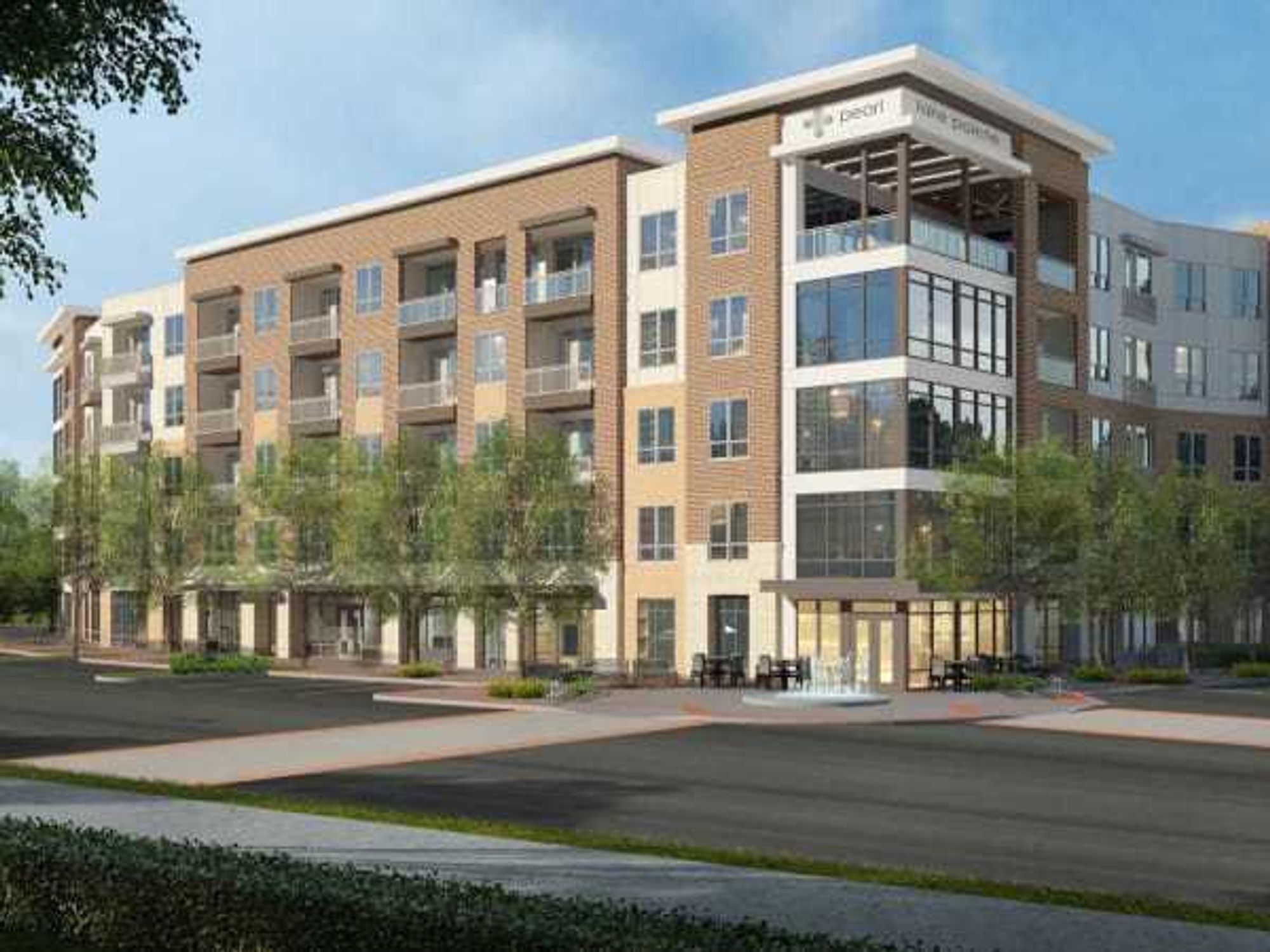 Pearl Lake Pointe luxury apartment complex Sugar Land.