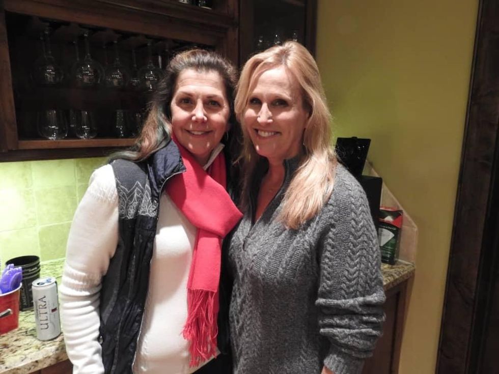 Peggy Burck and Vanessa Sendukas at Schatzman Sundance house party