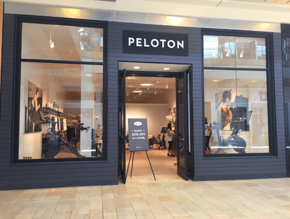 Peloton store in The Galleria Houston