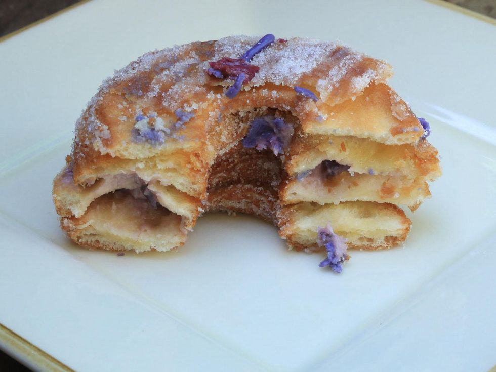 Pena's Donut Heaven & Grill Pearland June 2013 blueberry dossant