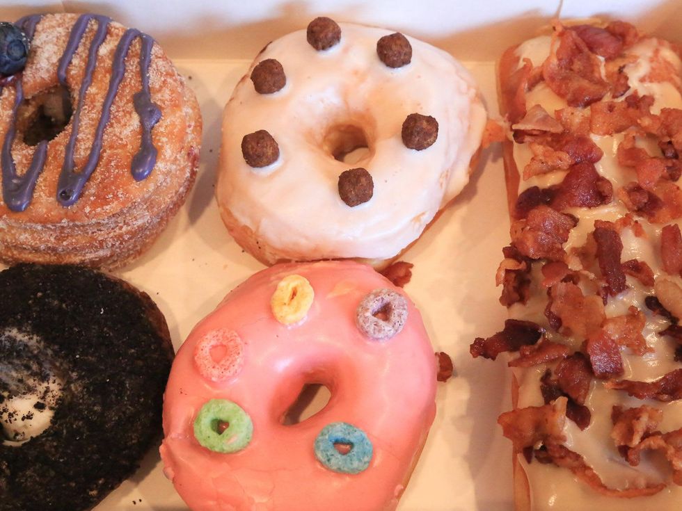 Pena's Donut Heaven & Grill Pearland June 2013 pastries doughnuts