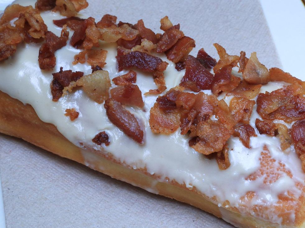 Pena's Donut Heaven & Grill Pearland June 2013 pastry with bacon