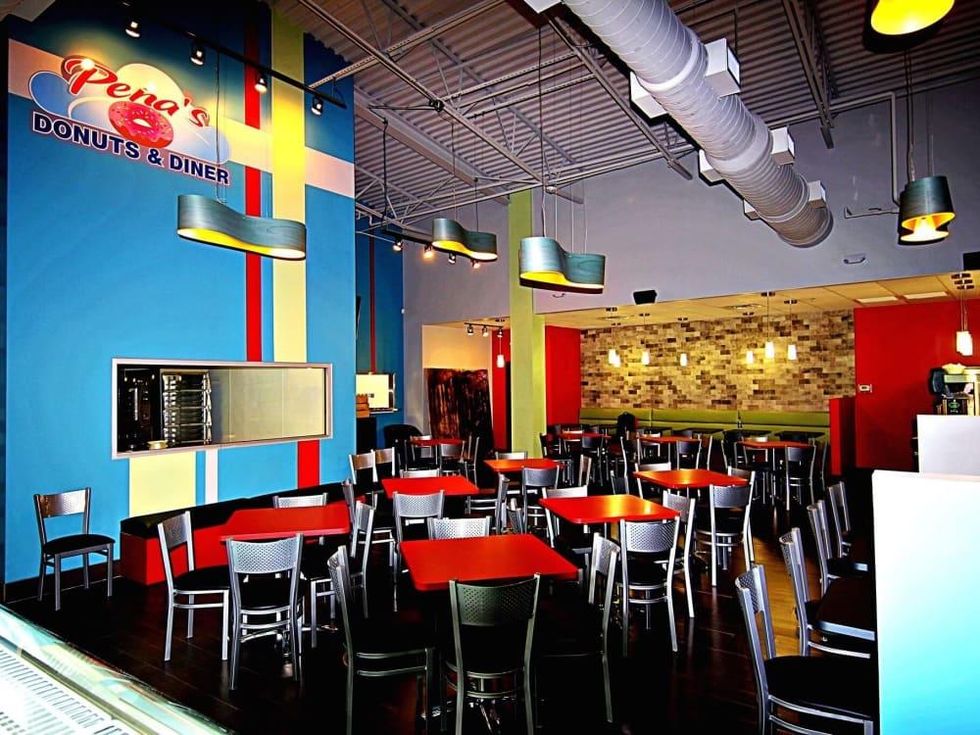 Pena's Donuts and Diner interior