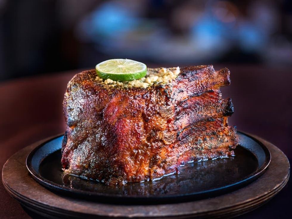 Perry's Steakhouse pork chop