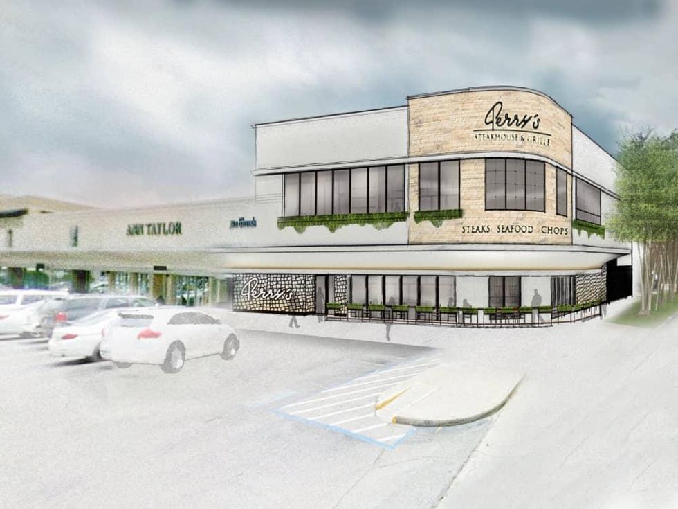 Perry's Steakhouse River Oaks rendering