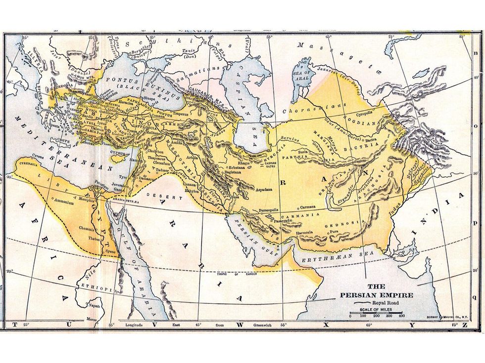 Persian Empire map