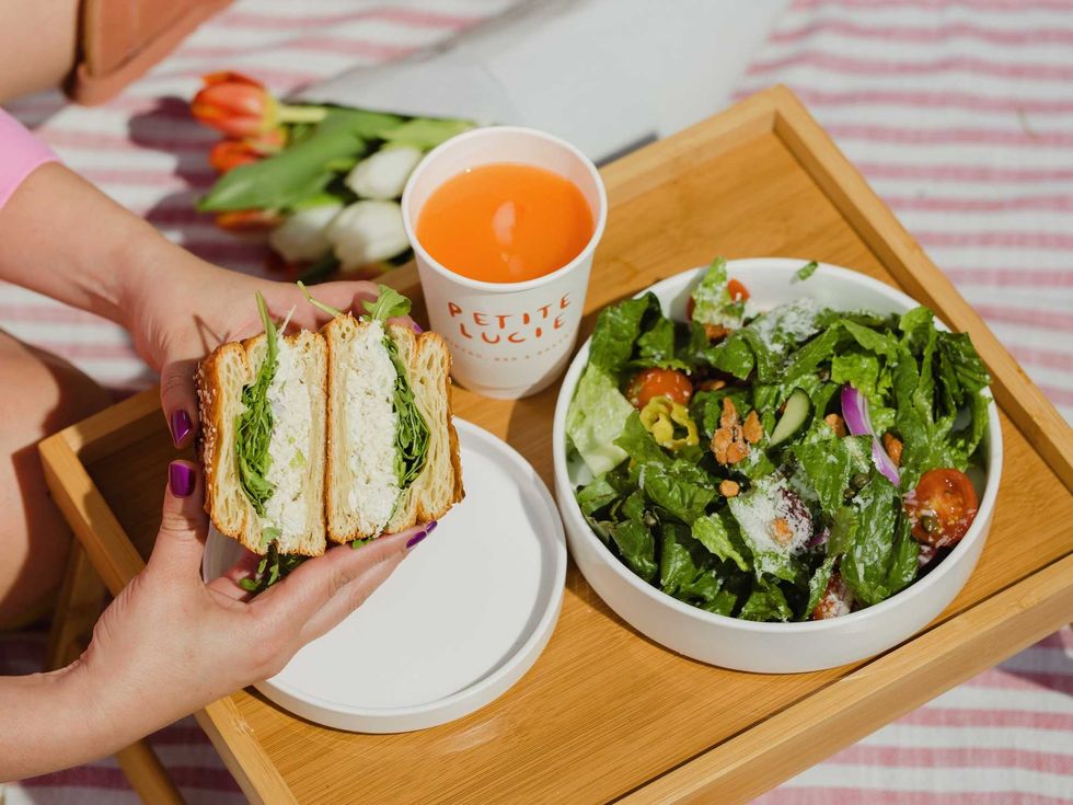 Petite Lucie food spread