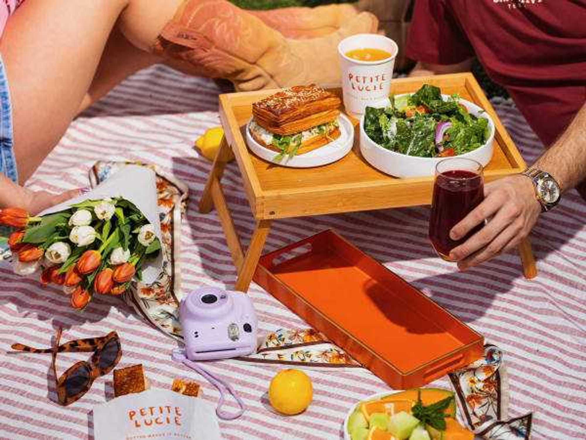 Petite Lucie food spread