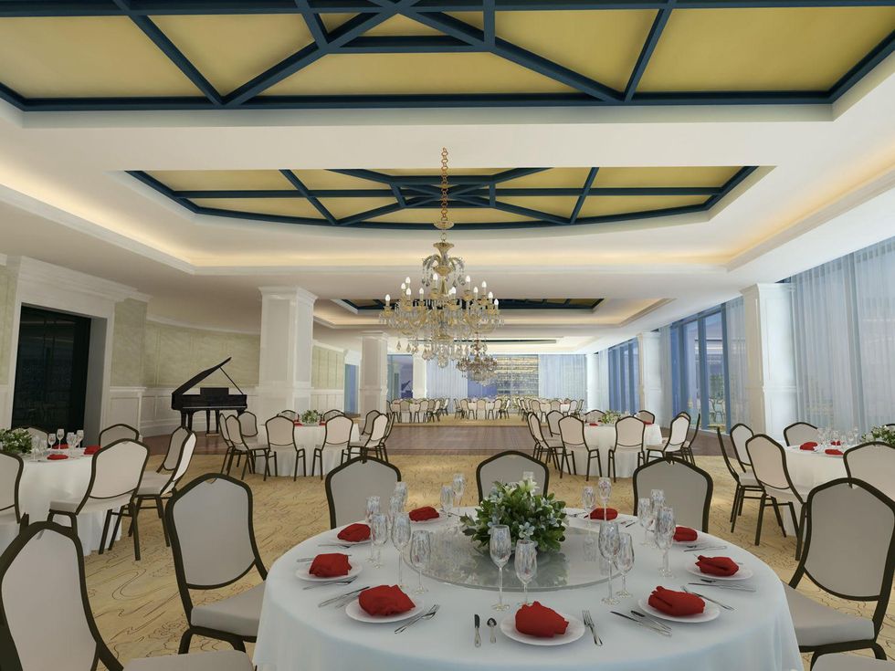 Petroleum Club of Houston Total Plaza move renderings May 2014 Ballroom