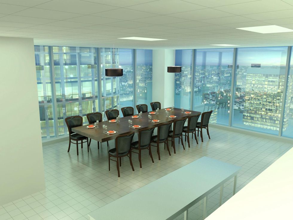 Petroleum Club of Houston Total Plaza move renderings May 2014 Chef's Table