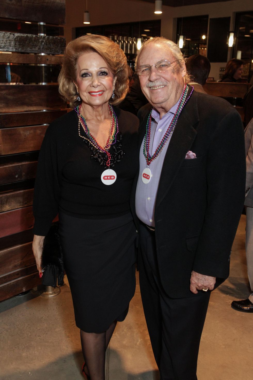 Philamena and Arthur Baird at the H-E-B San Felipe and Table 57 Social February 2015