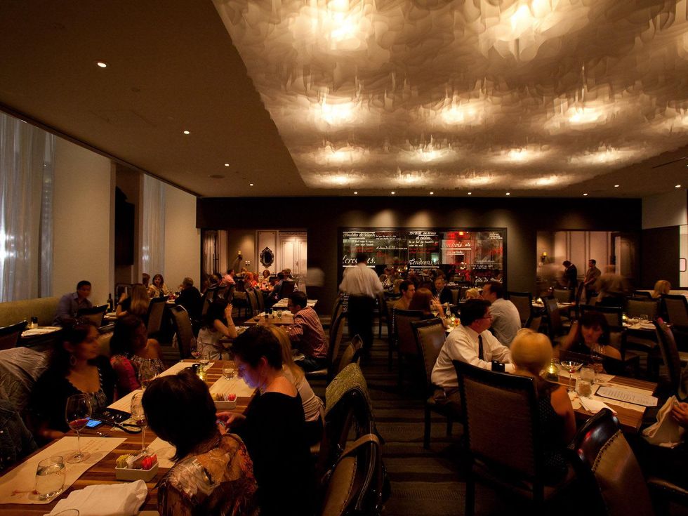 Philippe Houston French restaurant dining room with crowd