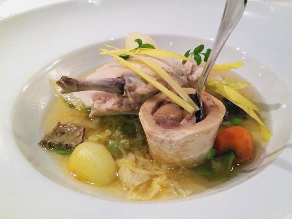 Philippe Schmit fois gras dinner