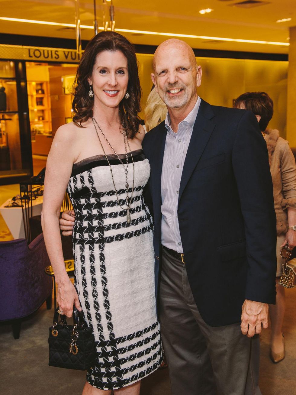 Phoebe Tudor and Clifford Pugh at the Passion for Fashion kickoff December 2013