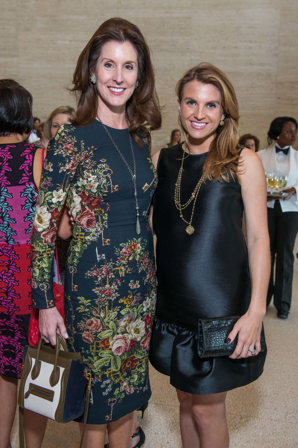 Phoebe Tudor, left, and Lindley Arnoldy at the SPA luncheon with Lauren Bush Lauren October 2014