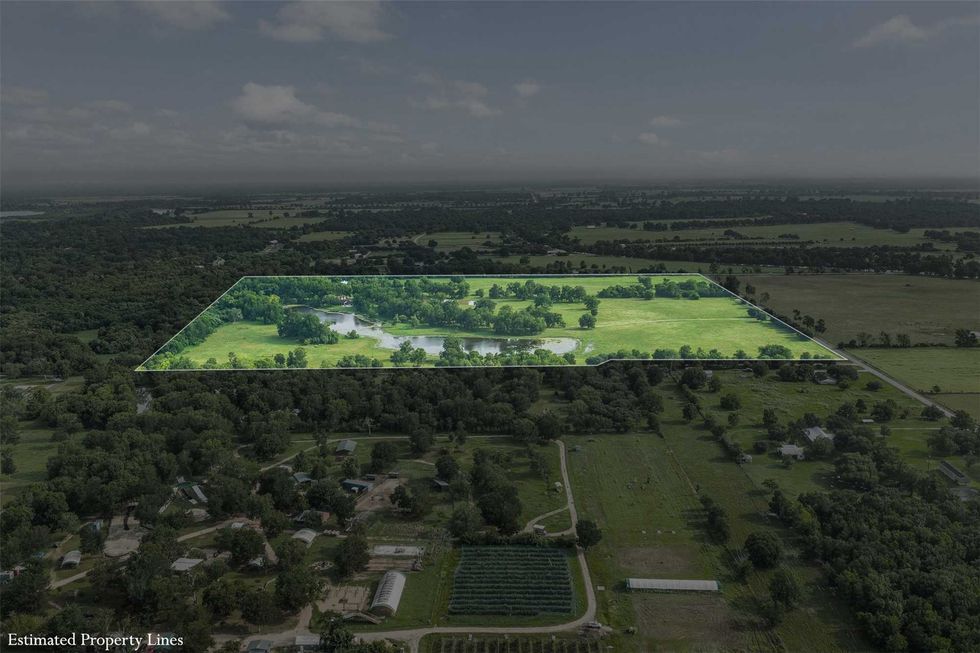 Photo of the S Lazy S Ranch boundaries, located at 8502 Stansberry Road in Wallis