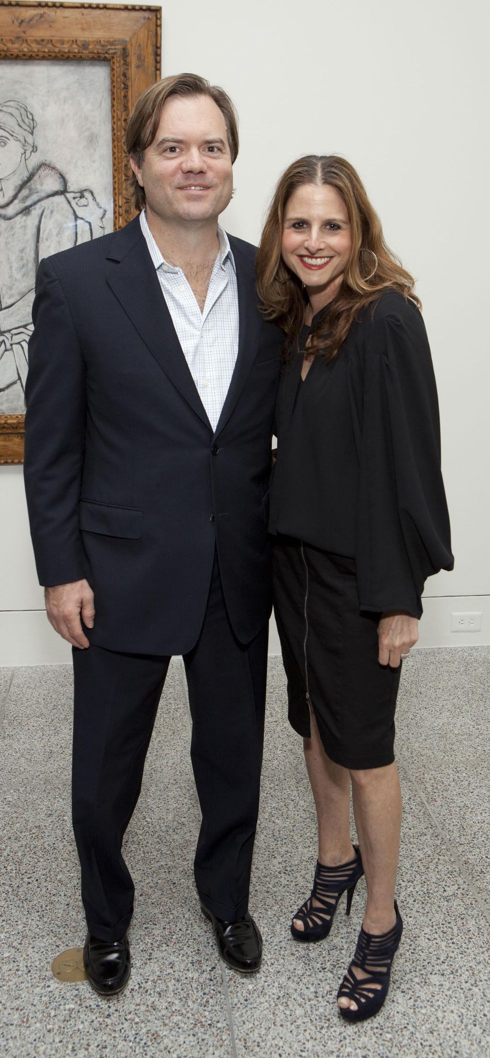 Picasso Black and White opening dinner, February 2013, Barry Young, Elizabeth Young