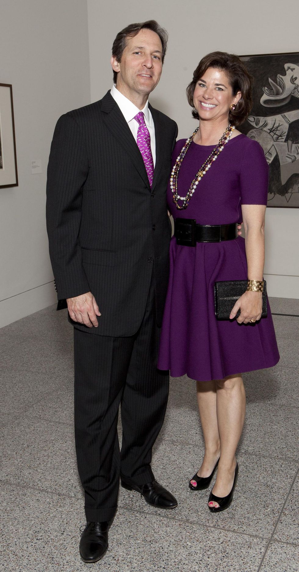 Picasso Black and White opening dinner, February 2013, David Grimes, Windi Grimes