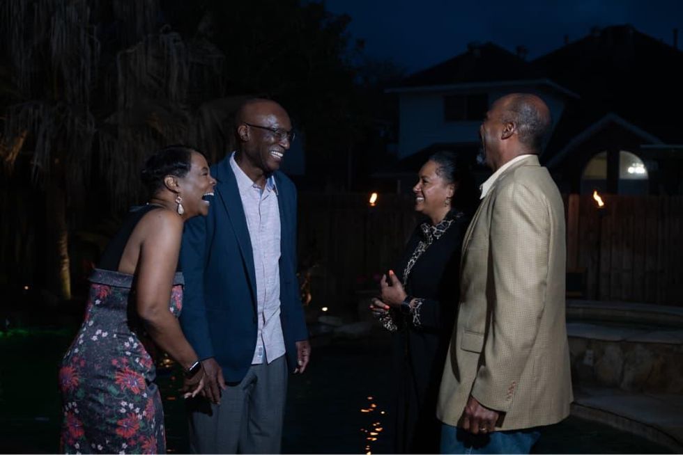 Picnic for the Park 2021 Pam and Ken Huewitt, Angela and Albert Myres