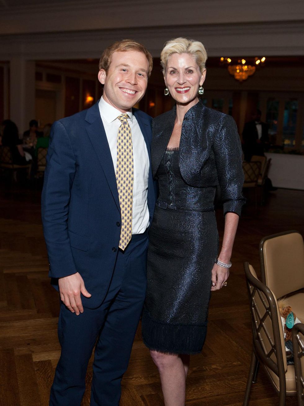 Pierce Bush and Paula Mott at the SIRE Under the Stars event April 2014