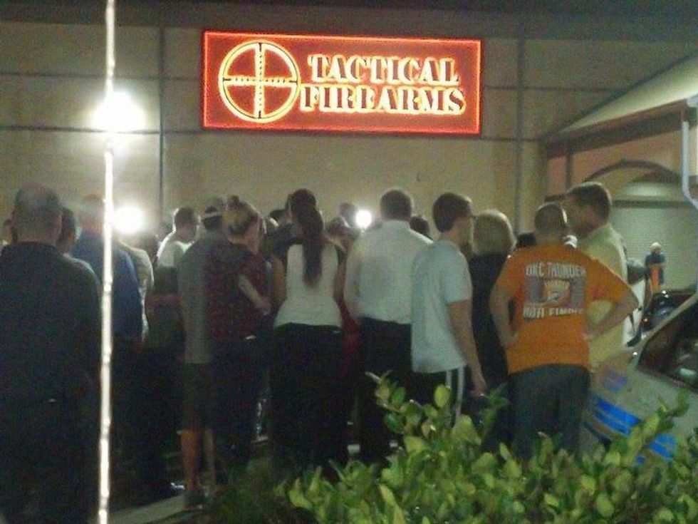 Piers Morgan, gun control, Katy, gun shop, February 2013