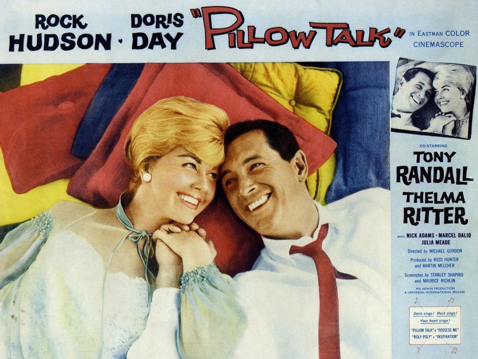 Pillow Talk, movie poster, Doris Day, Rock Hudson