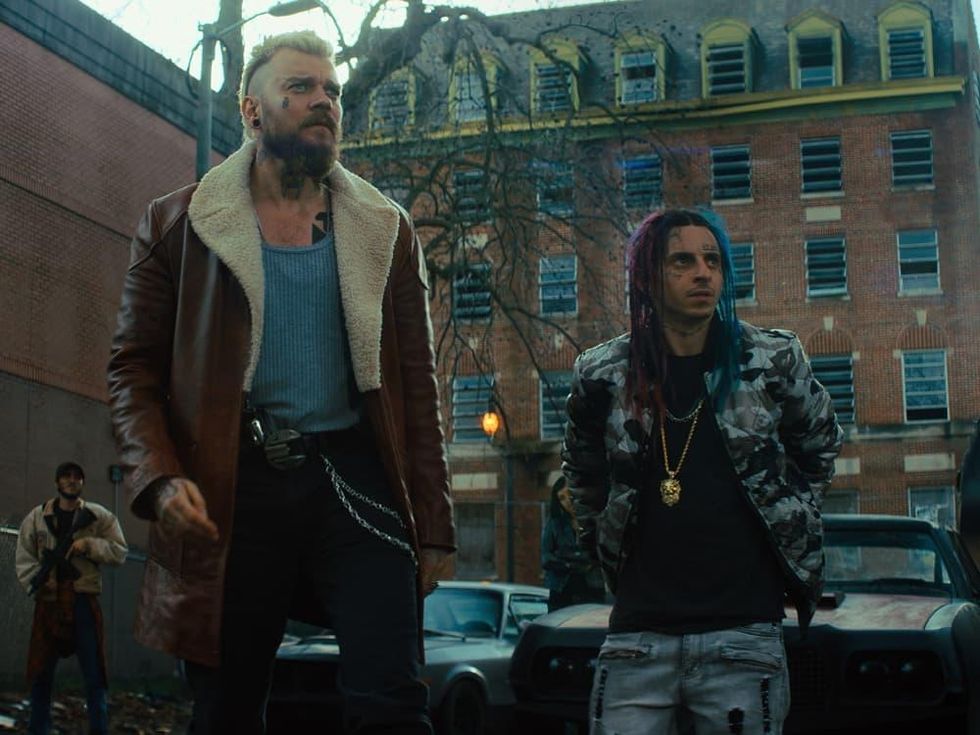 Pilou Asb\u00e6k and Moises Arias in Samaritan