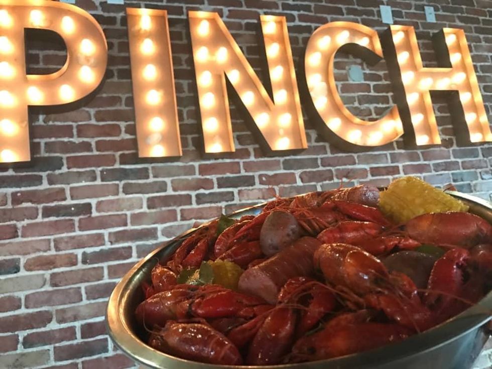 Pinch Seafood crawfish