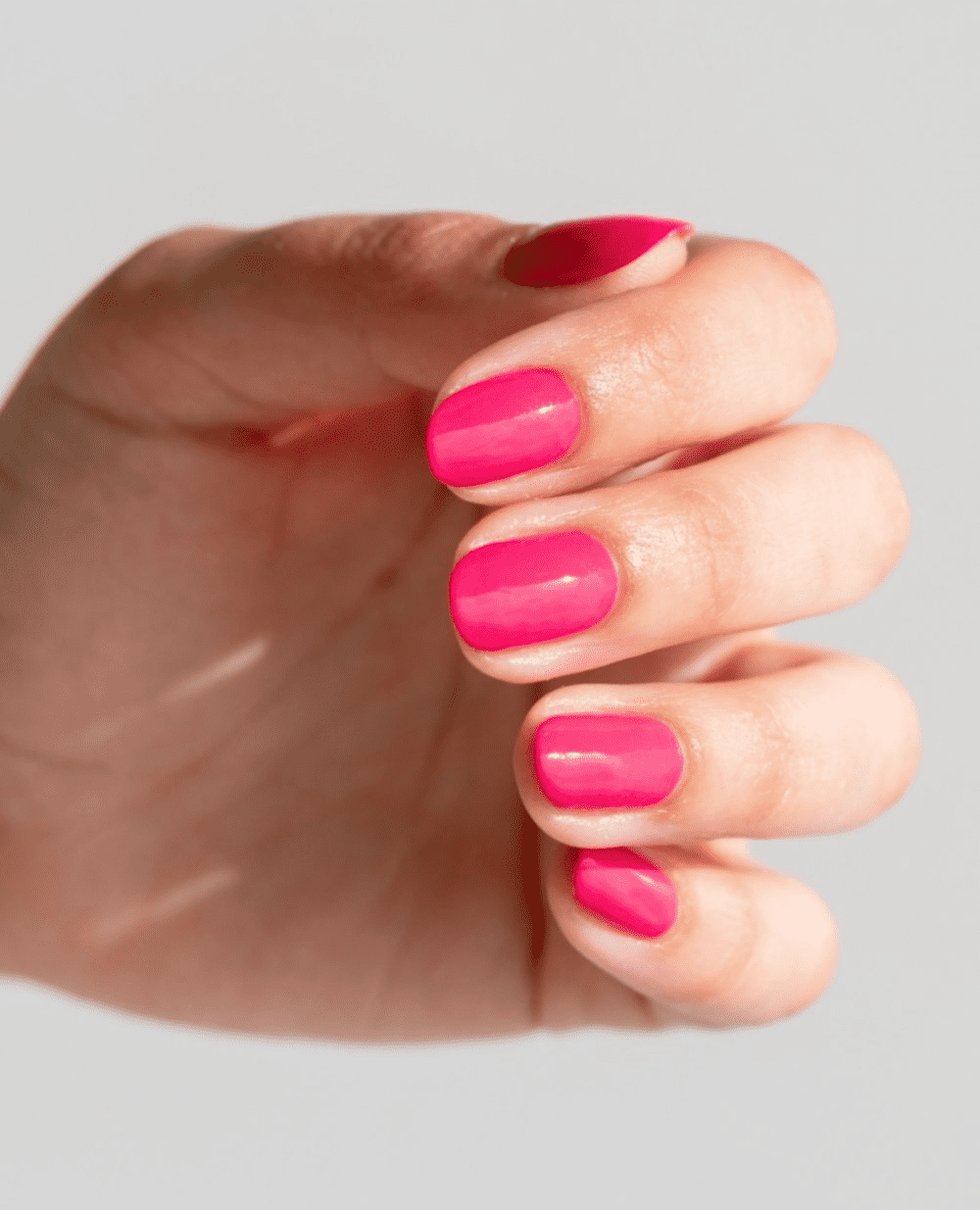 Pink manicure