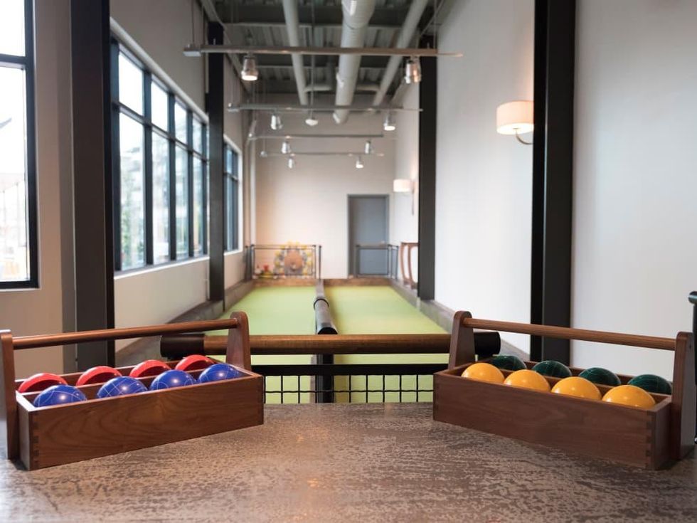 Hip new restaurant bowls over Upper Kirby with bocce and bites