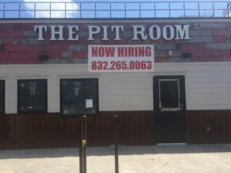 Pit Room exterior sign