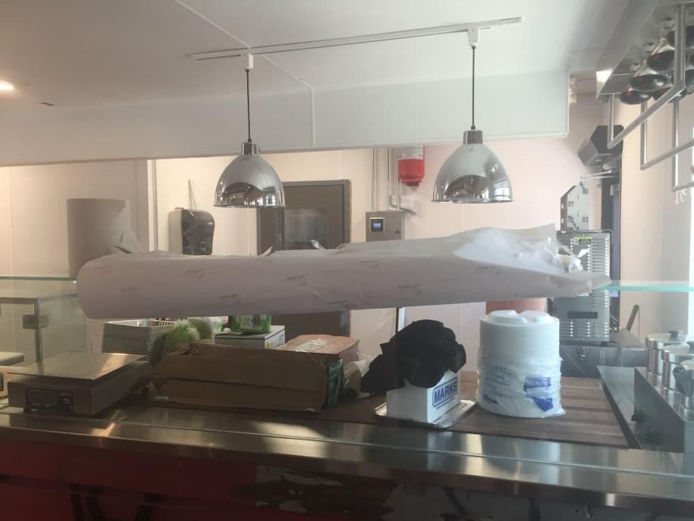 Pit Room serving line interior