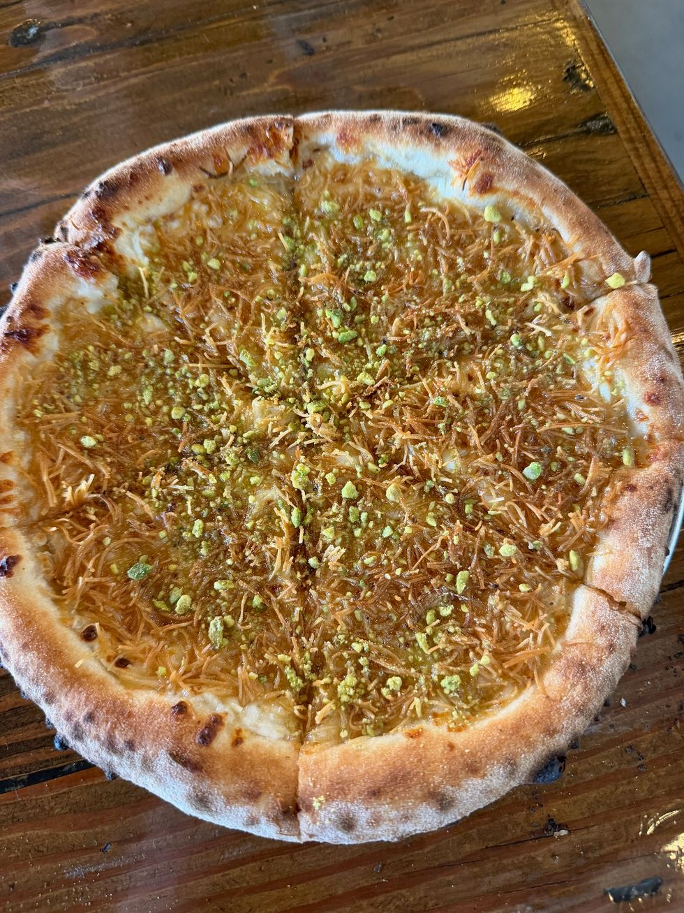 Pizaro's Craft Pita knafeh pizza