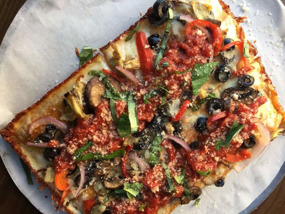 Pizaro's Detroit pizza Motor City