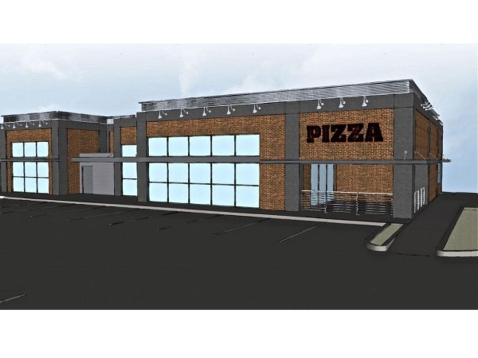 Pizarro's Pizza building rendering