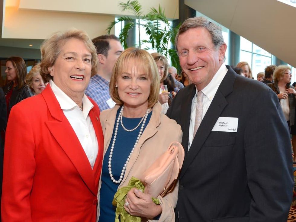 Planned Parenthood luncheon, Ellen Cohen, Marcia and Mike Nichols