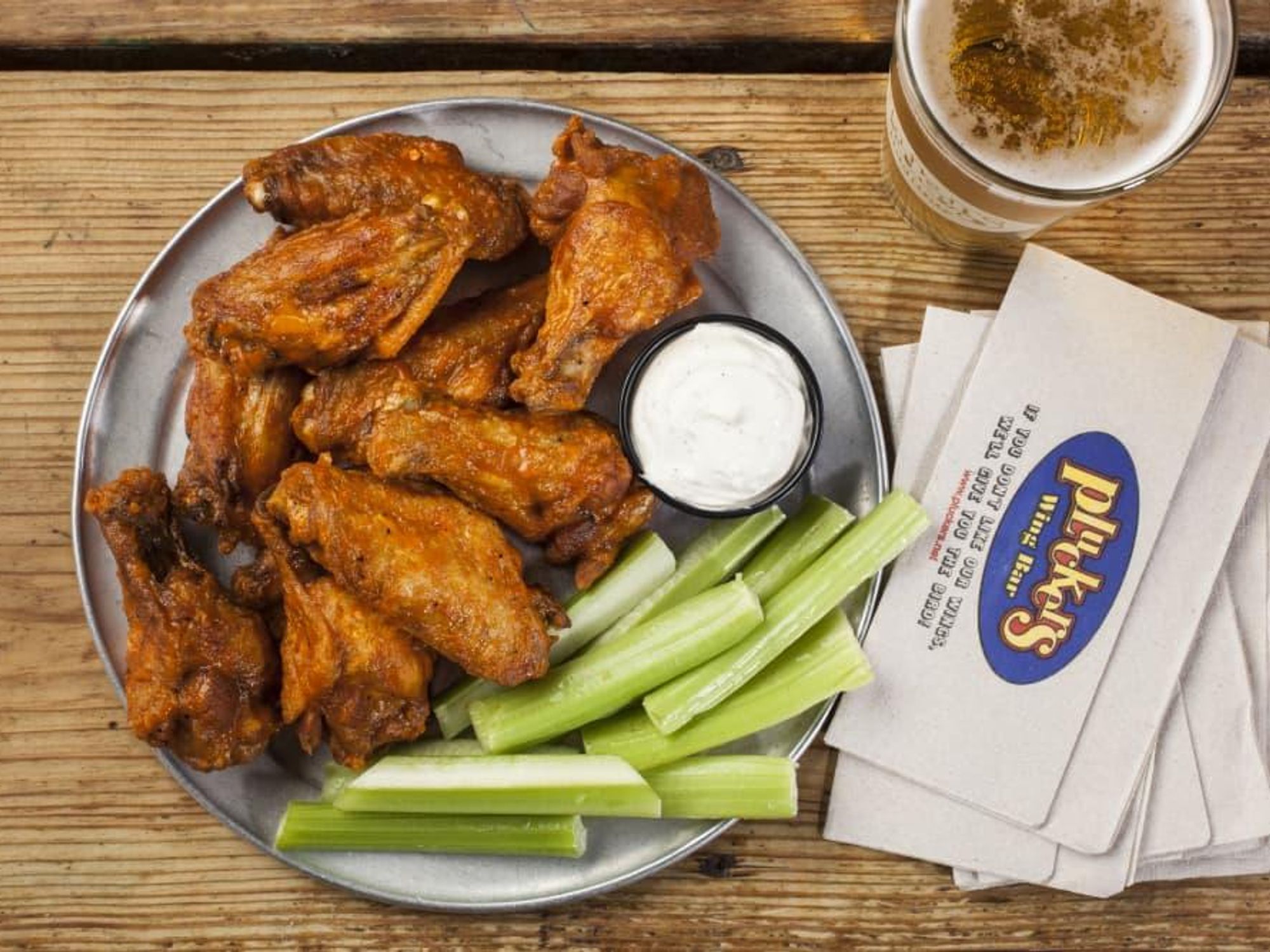 Pluckers 10 piece wings