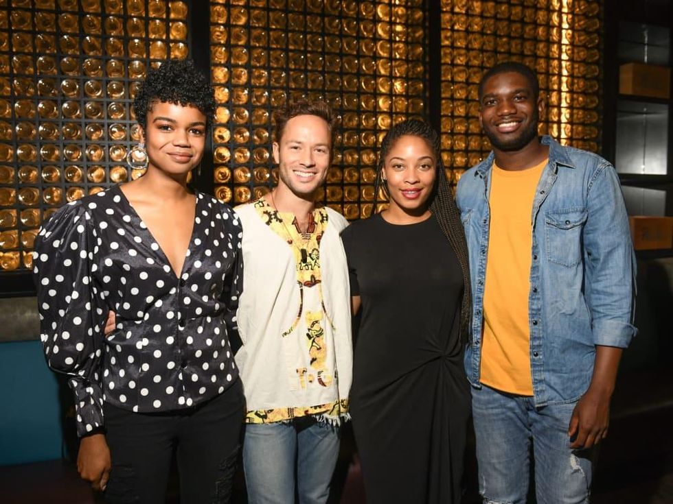Poitin grand opening party Jailyn Marcel, Oliver Halkowich, Naja Cossey, Dominique McGhee